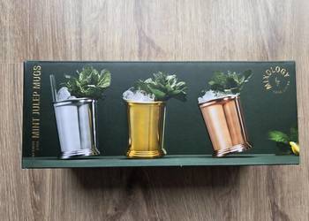 Stalowe kubki do koktajli/drinków mint julep