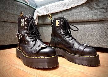 Buty Dr. Martens Jadon HDW Hardware Piercing Leather Platform Boots (EU 43)