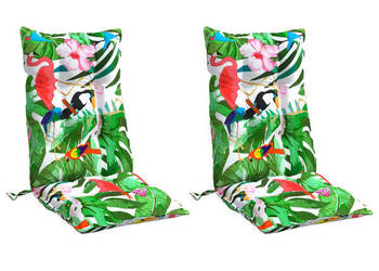 vidaXL Poduszki na krzesła z wysokim oparciem, 2 szt.(SKU:377653)