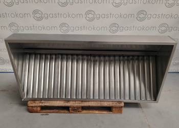 Okap przyścienny trapezowy z łapaczami  170x80x45