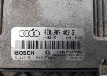 KOMPUTER SILNIKA ECU 4E0907409B 0281011099 A8 D3