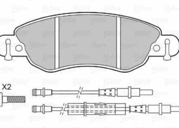 KLOCKI HAMULCOWE VALEO cz.4 CITROEN C5 1.8 16V   02/01-08/04