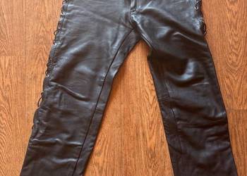 Spodnie motocyklowe skórzane 4.BIKER