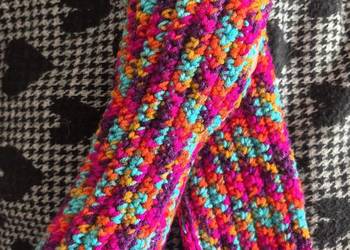 Mitenki rękawiczki bez palców handmade damskie one size