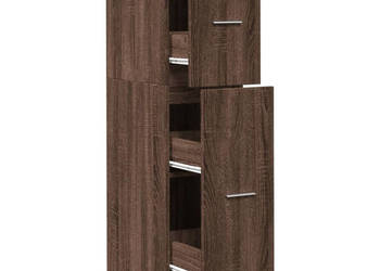Szafka apteczna brązowy dąb 30x41x118 cm WM-855166