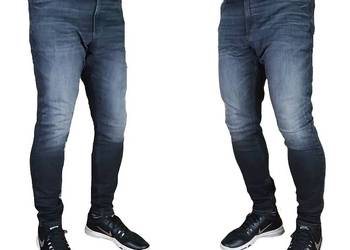 Męskie jeansy Tommy Jeans Simon -Skinny Plus Hilfiger czarne W44/L34