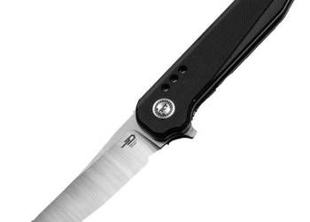 Nóż składany Bestech Syntax Black Micarta, Stonewashed/Satin 14C28N by Tod…