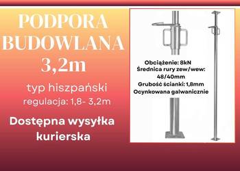 Stempel budowlany 3,2m typ hiszpański podpora budowlana