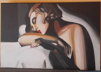 Tamara Łempicka Śpiąca intepretacja