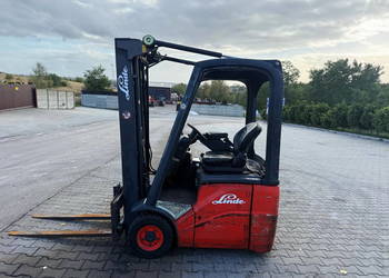 wózek widłowy elektryczny LINDE E12 TRIPLEX 4.6m przesuw 2007' 3650mtg