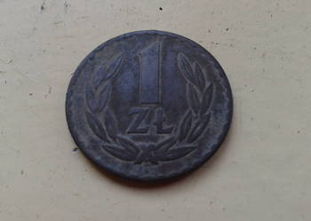 metalowa złotówka 1949 rok