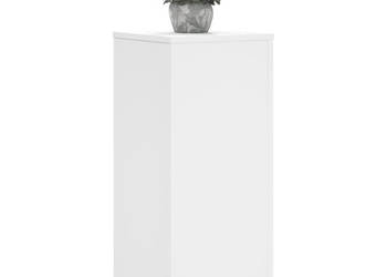 Podstawki pod doniczki 2 szt. białe 30x30x70 cm WM-852924