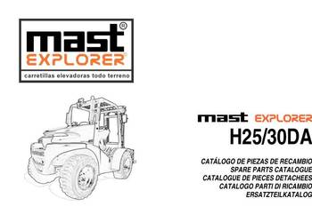 MAST H25DA H30DA KATALOG CZĘŚCI wózek widłowy PL