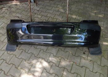 ZDERZAK TYŁ TYLNY PEUGEOT 307 HB 04-07r. CZARNY KOMPLETNY