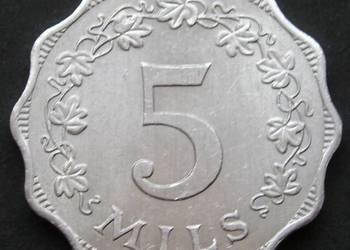 MALTA 5 MILS 1972 - STAN 2