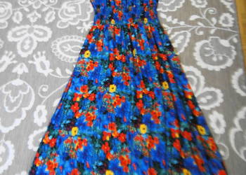 100% bawełna sukienka kolorowa letnia