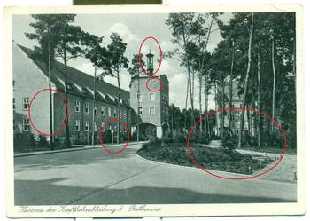 Kaserne der Kraftfahrabteilung 3 Rathenow Postkarte