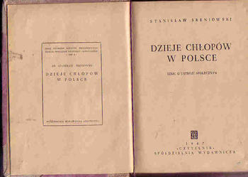 (4660) DZIEJE CHŁOPÓW W POLSCE – STANISŁAW ŚRENIOWSKI