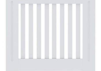 vidaXL Osłona na kaloryfer, MDF, biała, 78 cm(sku325559 )