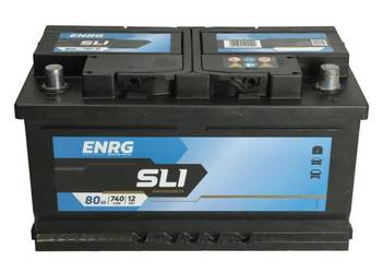 Akumulator ENERGY 12V 80Ah 740A niski 175 mm, 3 lata gwarancji
