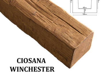 Belka Rustykalna Ciosana 12x12 cm WINCHESTER
