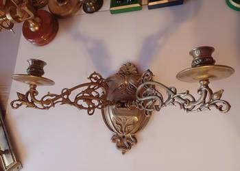 Pianino. Świecznik do pianina. Mosiądz. Kolekcja.