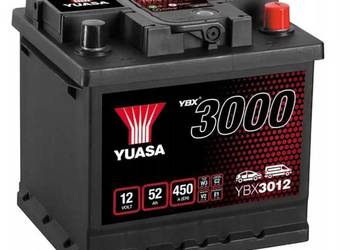 Akumulator Yuasa Standard 12V 52Ah 450A Prawy Plus