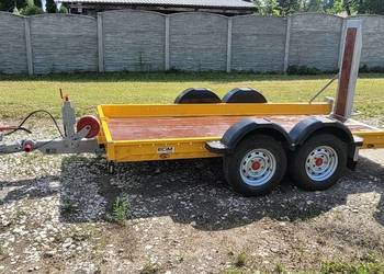 Przyczepa laweta do mini koparkiEcim 3500kg 2500kg
