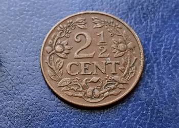 Stare monety 2 1/2 cent 1944 Curacao