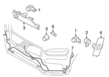 VOLVO XC60 II wiazka instalacja przedniego zderzaka kpl OE… VOLVO XC60 II wiazka instalacja przedniego zderzaka kpl OE…