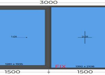 Okno Smart Slide 3000x2220 / 300x222 cm antracyt Okno Smart Slide 3000x2220 / 300x222 cm antracyt