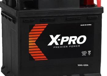 Akumulator 50Ah 420A EN X-PRO Darmowa wymiana.