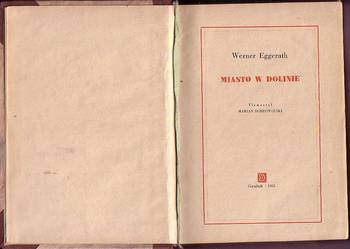 (6739) MIASTO W DOLINIE – WERNER  EGGERATH