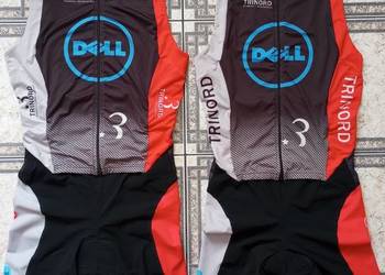 Castelli 2sztuki jednoczęściowy strój rowerowy triathlonowy damski XL