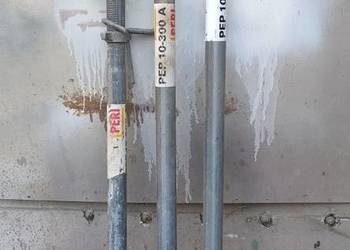 Podpory stropowe PERI PEP 10 (3 sztuki) – Ocynkowane, stan dobry
