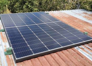 MPPT tracker 30A 12/24V + panel sterujący + panel fotowoltaiczny 410W