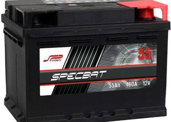 Akumulator 12V 55Ah/420A SPECBAT  PRAWY PLUS
