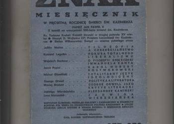 Znak Miesięcznik nr 357-358