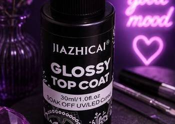 ? Glossy Top Coat 30ml UV/LED Mega Shine | Profesjonalny Efekt Salonowy