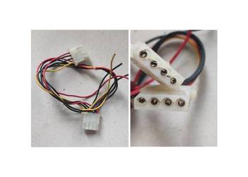 złącze kable zasilające molex amp podłączenie