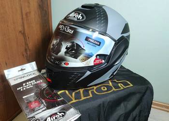 Szczękowy kask motocyklowy AIROH REV 19 XXL NOWY + PINLOCK