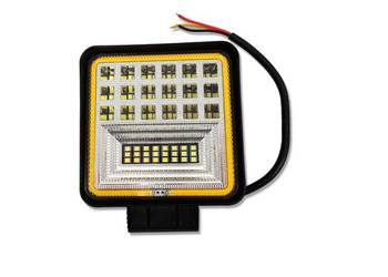 REFLEKTOR LAMPA ROBOCZA LED KWADRATOWA 12-30V 9W [3136]
