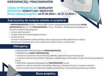 Projekt „Spirala sukcesów-wsparcie dla pracodawców i pracowników”