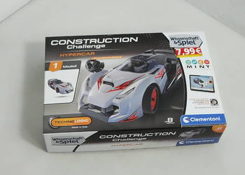 Klocki Clementoni Construction Challenge HYPERCAR | Dużo elementów + instru