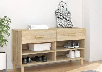vidaXL Szafka na buty, dąb sonoma, 102x35x55 cm(sku812819)