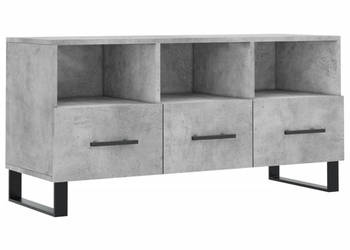 Szafka pod telewizor szarość betonu 102x36x50 cm WM-829064