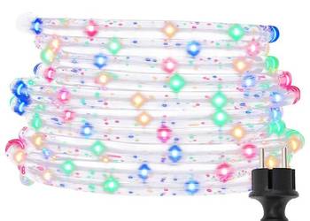 vidaXL Wąż świetlny, 120 LED, wielokolorowy, 5 m, PVC(SKU:343314)