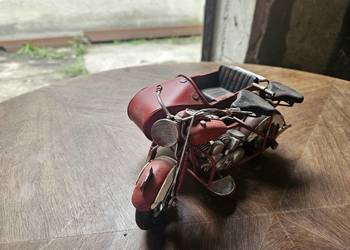 Model motor z przyczepą