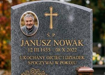 Zdjęcie na pomnik fotografia, Cmentarz Wrocław Jerzmanów Maślice, Rędzińska
