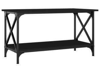 Stolik kawowy czarny 80x45x45 cm WM-823322
